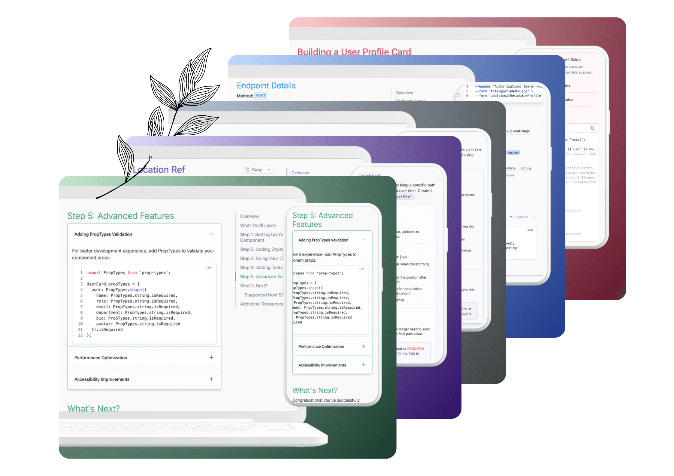 TinaDocs theme selection screen showing six colour presets